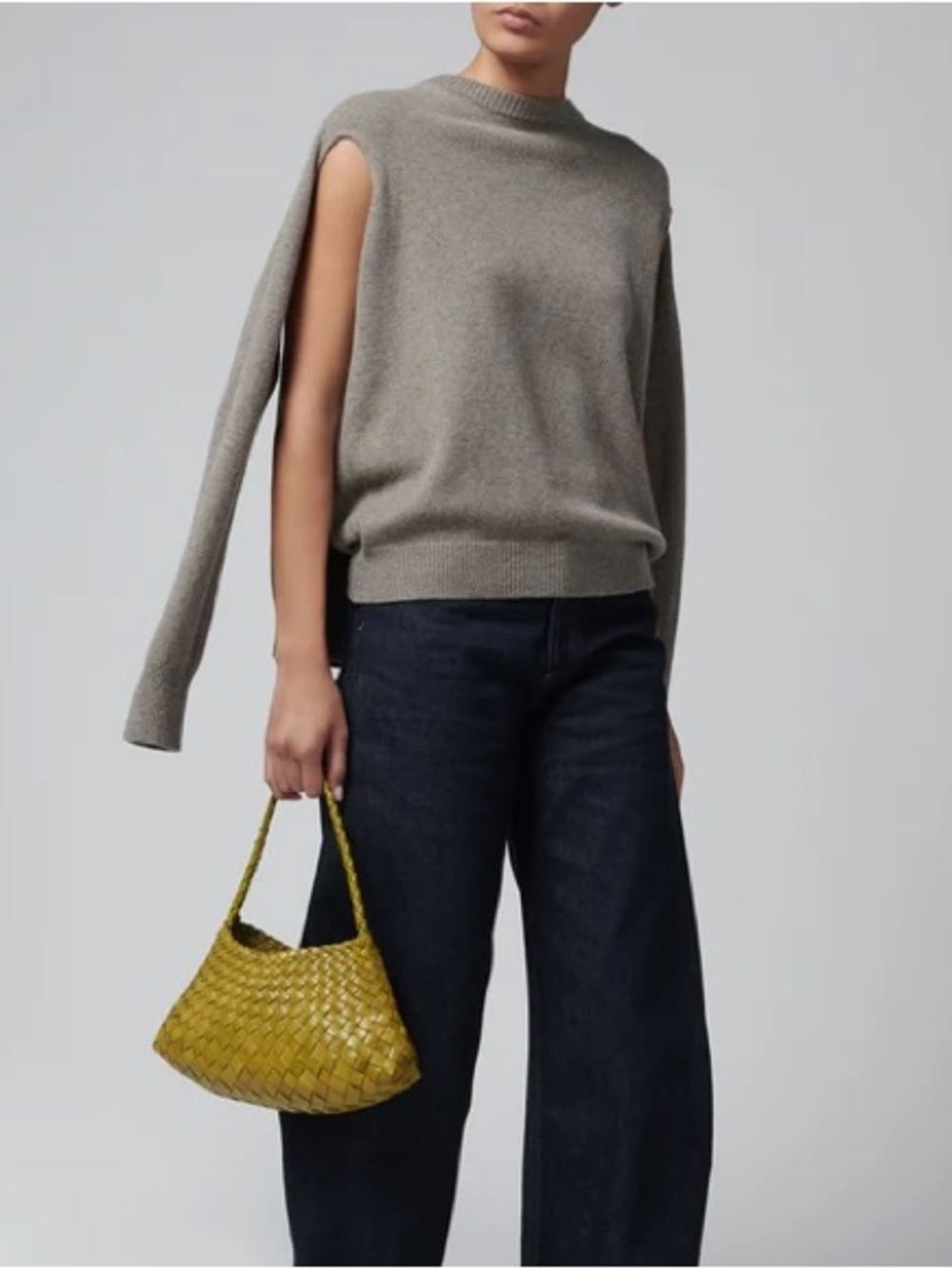 Dragon Diffusion Mustard Green Rosanna Leather Shoulder Bag🏝️